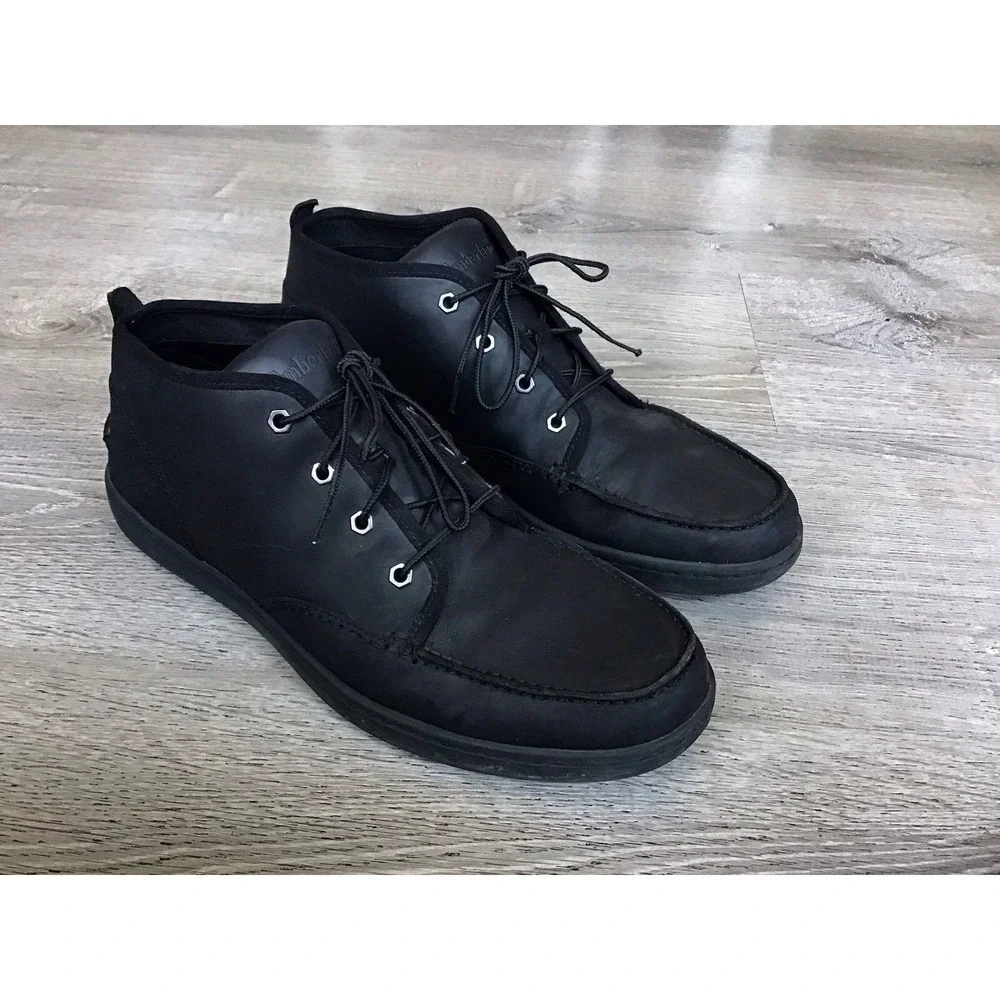 Timberland Shoes Newmarket Chukka Black Boots Size 13 Mid Boots A13L5